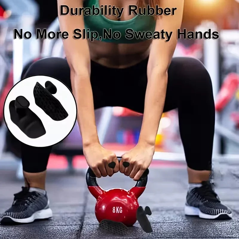 Poignées Musculation Antidérapantes en Silicone Ergonomiques