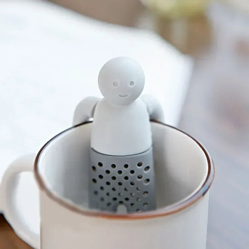 Infuseur À Thé En Silicone Alimentaire Forme Bonhomme