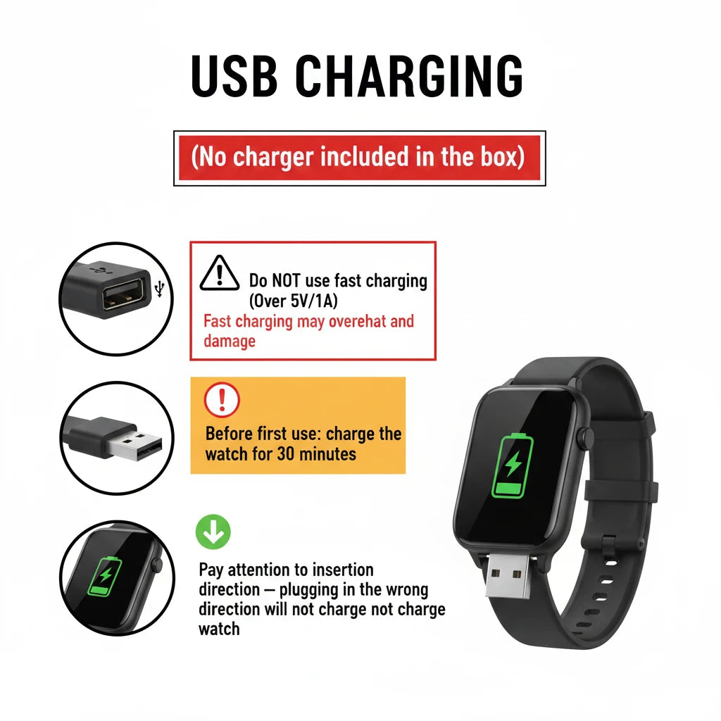 Montre Connectée Sport Étanche IP67 – Suivi Activité