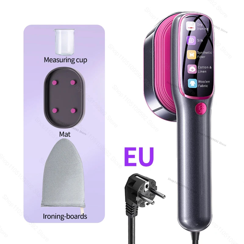 Planche violette Couleur Défroisseur Vapeur Portatif 1200W Anticalcaire Voyage