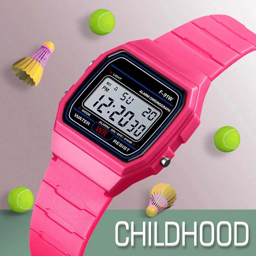 Montre Sport Digitale Étanche Homme Enfant Avec Alarme