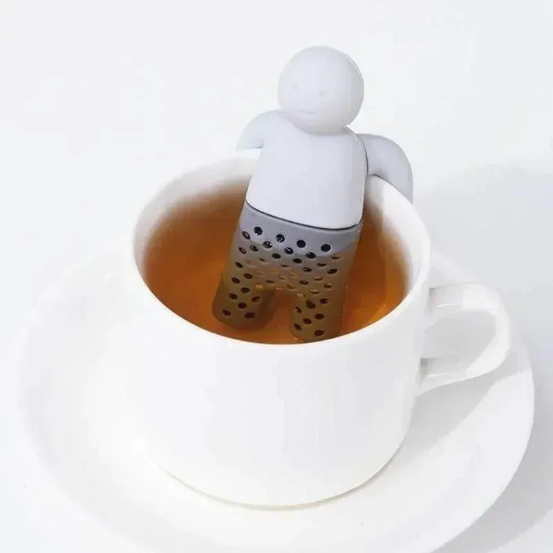 Infuseur À Thé En Silicone Alimentaire Forme Bonhomme