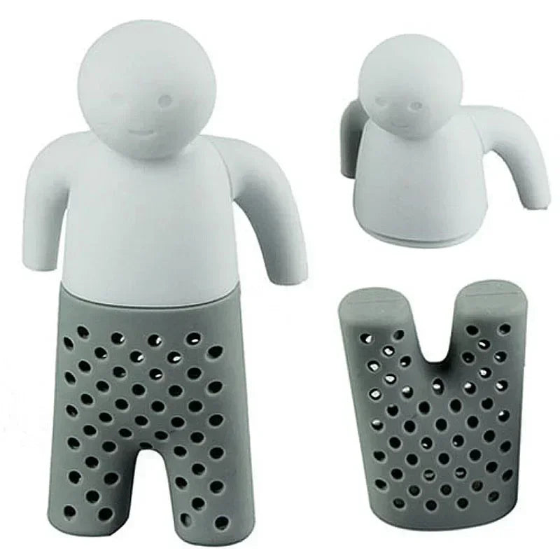 Infuseur À Thé En Silicone Alimentaire Forme Bonhomme