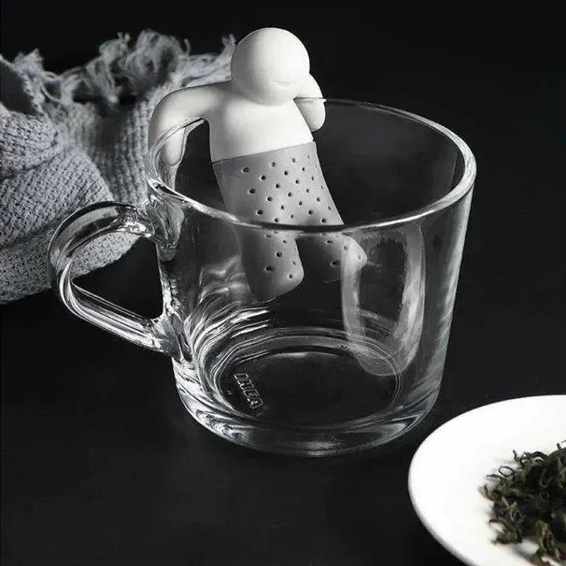 Infuseur À Thé En Silicone Alimentaire Forme Bonhomme