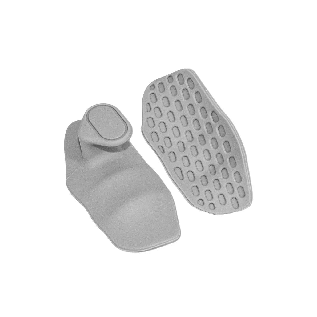 Gris - 1 paire Couleur Poignées Musculation Antidérapantes en Silicone Ergonomiques