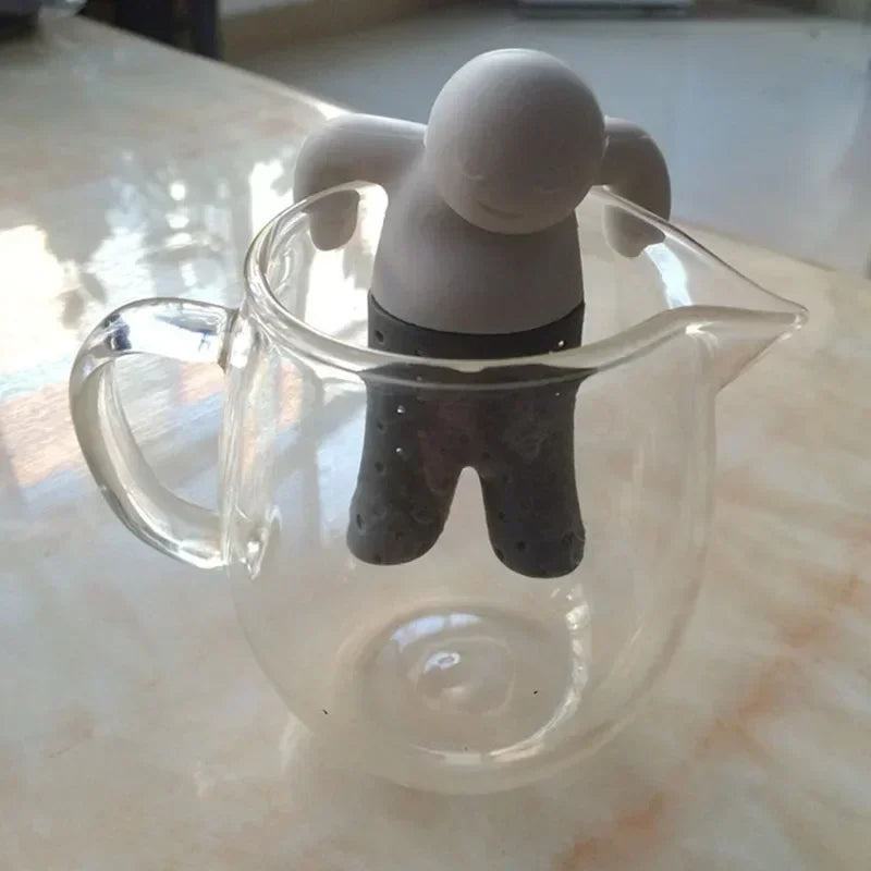Infuseur À Thé En Silicone Alimentaire Forme Bonhomme