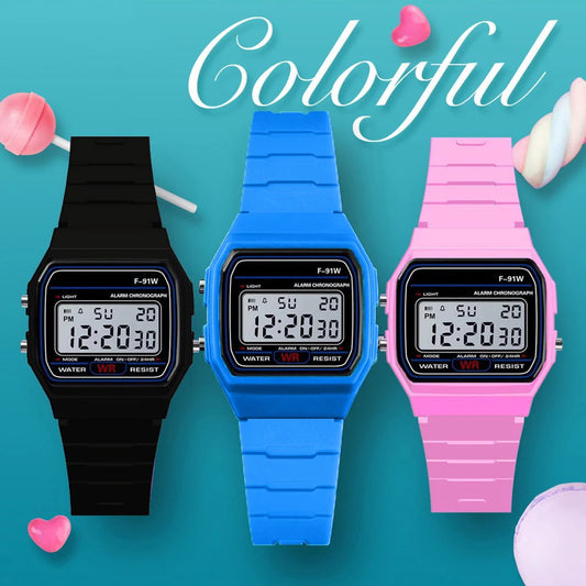Montre Sport Digitale Étanche Homme Enfant Avec Alarme