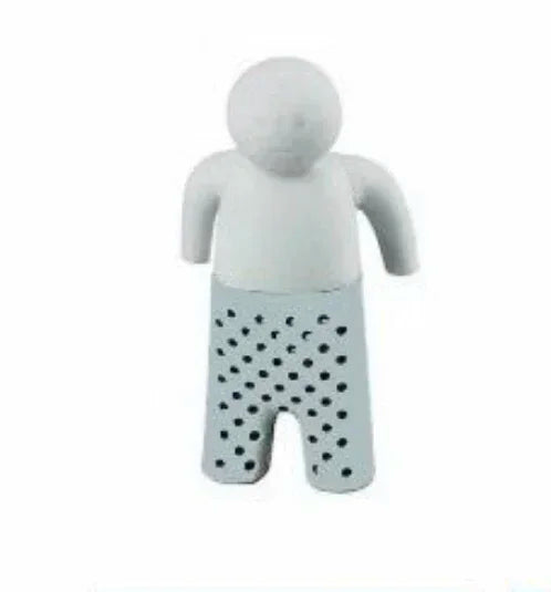 03 Couleur Infuseur À Thé En Silicone Alimentaire Forme Bonhomme