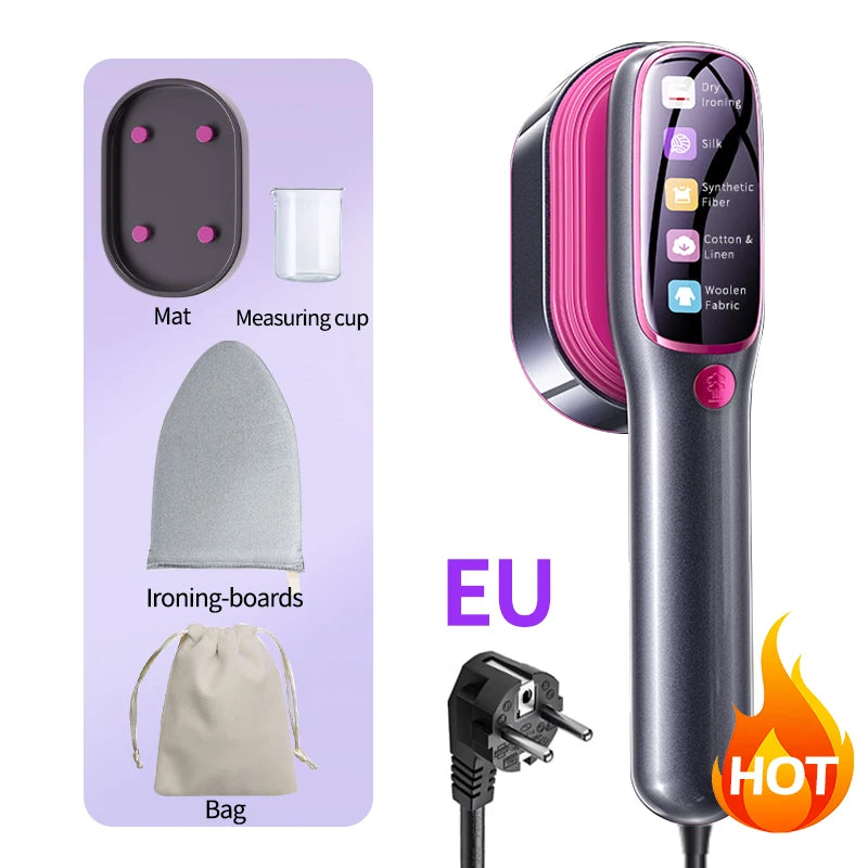Housse de planche violette Couleur Défroisseur Vapeur Portatif 1200W Anticalcaire Voyage