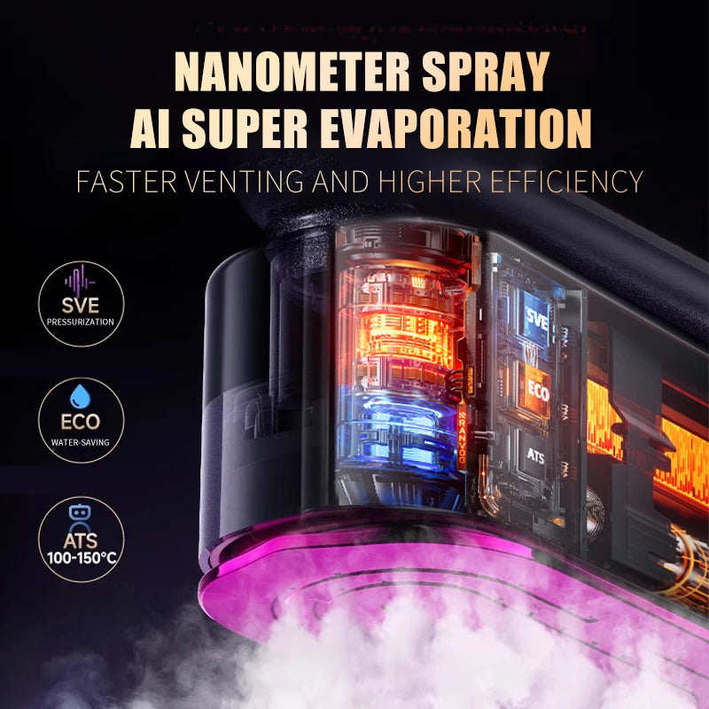 Défroisseur Vapeur Portatif 1200W Anticalcaire Voyage