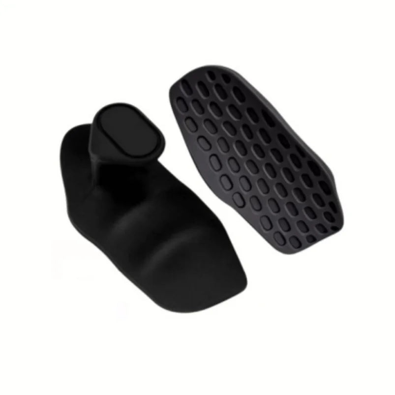 Noir - 1 paire Couleur Poignées Musculation Antidérapantes en Silicone Ergonomiques