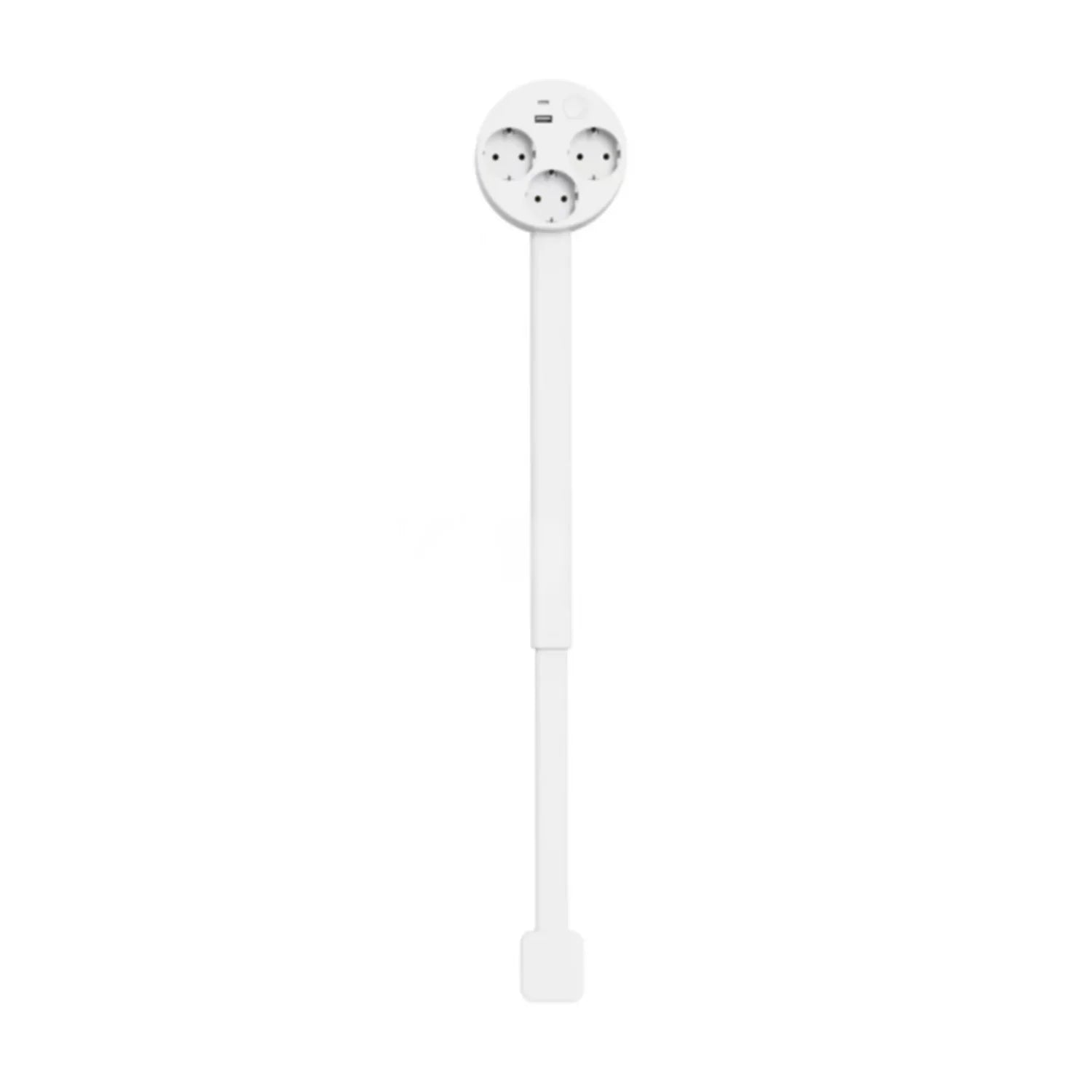 Circulaire UE Couleur Rallonge Prise Murale Rotative Avec Ports USB-A et USB-C