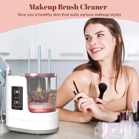 Nettoyeur Électrique Pinceaux Maquillage Séchage Rapide