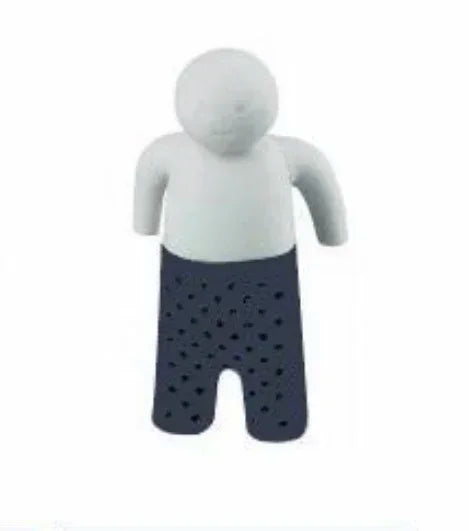 04 Couleur Infuseur À Thé En Silicone Alimentaire Forme Bonhomme